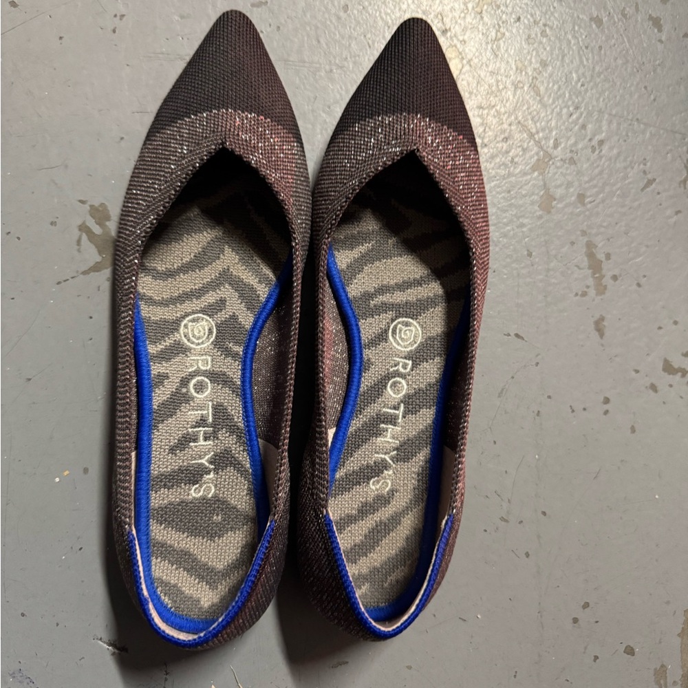 Rothy's Pointed Toe Loafers with Elegant Trim